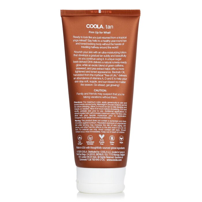 Coola Organic Sunless Tan Firming Lotion 177ml/6ozProduct Thumbnail