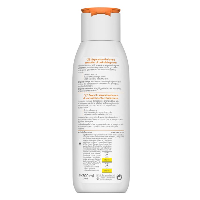 Lavera Balsam do ciała (rewitalizujący) - z organiczną pomarańczą i organicznym olejkiem migdałowym - do skóry normalnej 200ml/7ozProduct Thumbnail