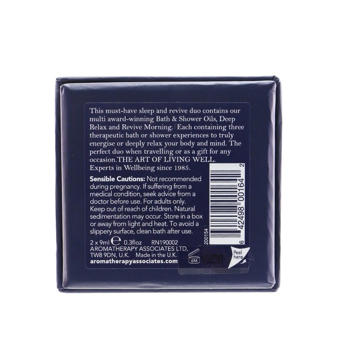 Aromatherapy Associates Perfect Partners Duo (Deep Relax Bath & Shower Oil, Revive Morning Bath & Shower Oil) 2x9ml/0.3ozProduct Thumbnail