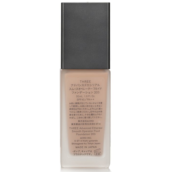 THREE Advanced Ethereal Smooth Operator Fluid Foundation SPF40 30ml/1ozProduct Thumbnail