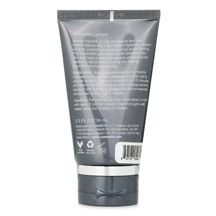 CosMedix Elite Awaken Replenishing Gel Mask (Unboxed) 74ml/2.5ozProduct Thumbnail