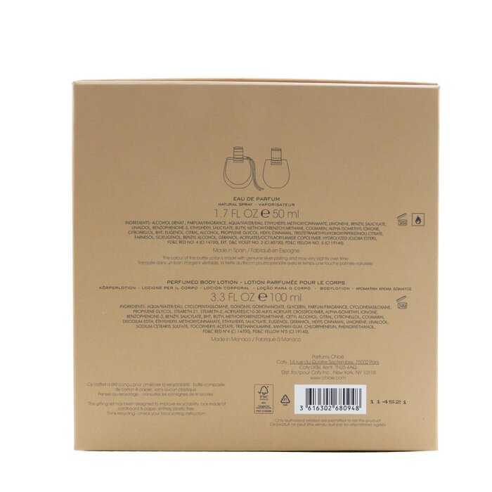 Chloe 蔻依 Nomade Coffret: Eau De Parfum Spray 50ml/1.7oz + Perfumed Body Lotion 100ml/3.4oz 2pcsProduct Thumbnail