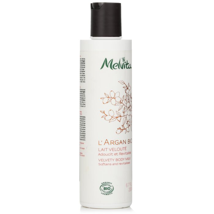 Melvita L'Argan Bio Velvet Body Milk - Softens & Revitalises 200ml/6.7ozProduct Thumbnail