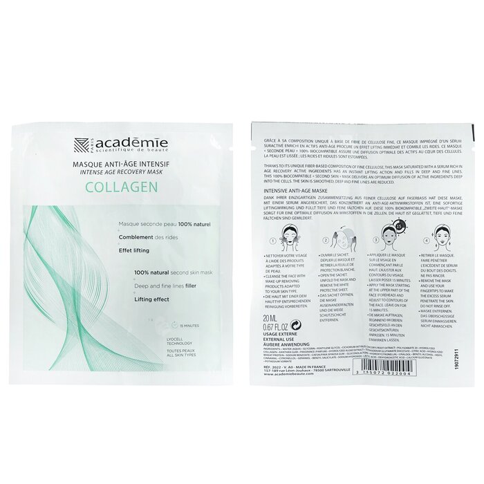 Academie Intense Age Recovery Mask - Collagen 20ml/0.67ozProduct Thumbnail