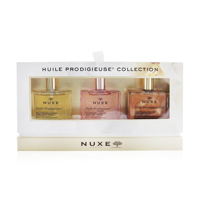 Nuxe Huile Prodigieuse Collection: Huile Prodigieuse Dry Oil 50ml + Huile Prodigieuse Florale Dry Oil 50ml + Huile Prodigieuse Or Dry Oil 50ml  3x 50ml/1.6ozProduct Thumbnail