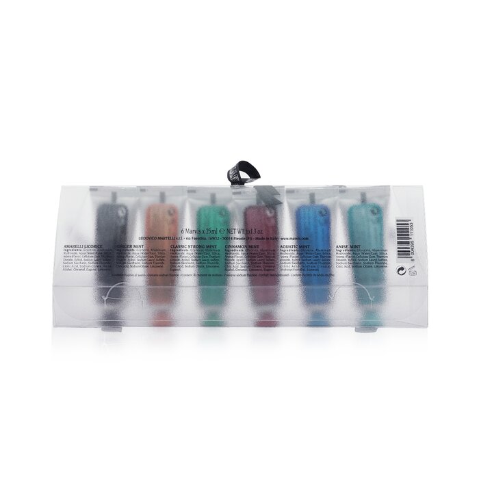 Marvis ยาสีฟัน Flavour Collection ขนาดพกพา 6x 25ml/1.3ozProduct Thumbnail