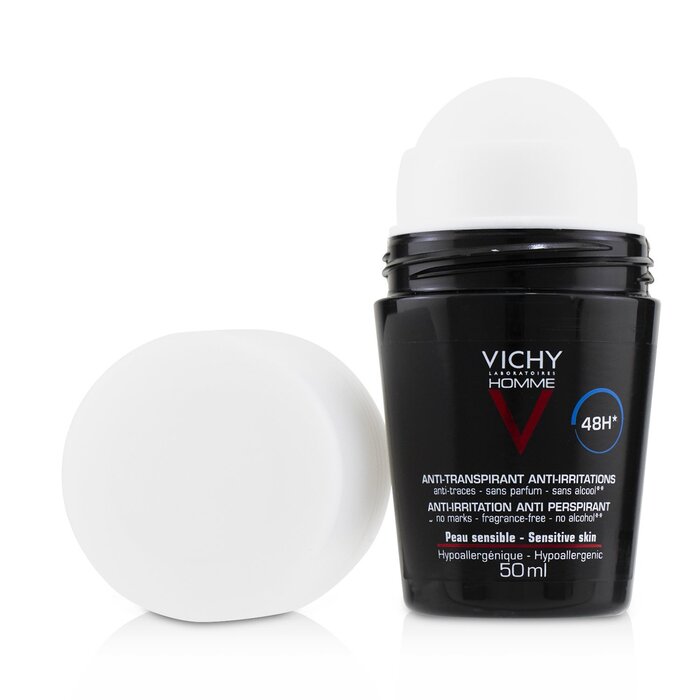 Vichy Homme 48H* Anti-Irritations & Anti Perspirant Roll-On דאודורנט רול-און (עור רגיש) 50ml/1.69ozProduct Thumbnail