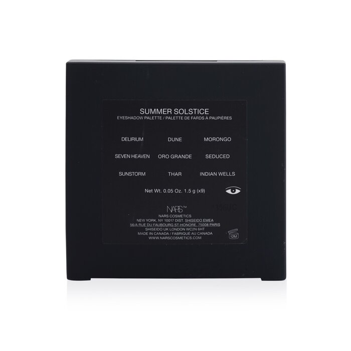 NARS Summer Solstice Eyeshadow Palette (9x Eyeshadow) (Box Slightly Damaged) 9x1.5g/0.05ozProduct Thumbnail