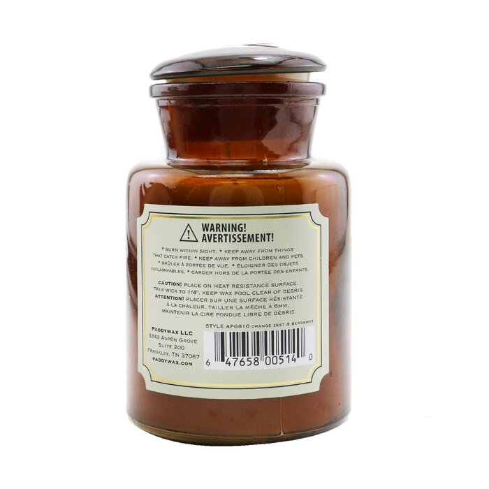 Paddywax Apothecary Candle - Orange Zest & Bergamot 226g/8ozProduct Thumbnail