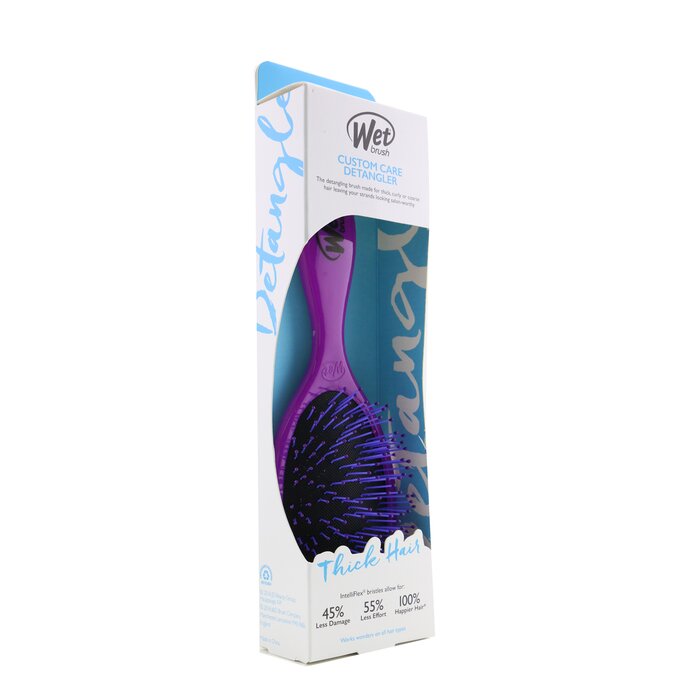 Wet Brush Custom Care Detangler Thick Hair Brush - # Purple BWR830CCPR  1pcProduct Thumbnail