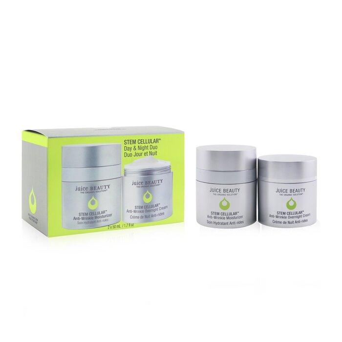 Juice Beauty Stem Cellular Day & Night Duo Set: Stem Cellular Anti-Wrinkle Moisturizer 50ml + Stem Cellular Anti-Wrinkle Overnight Cream 2x 50ml/1.7ozProduct Thumbnail