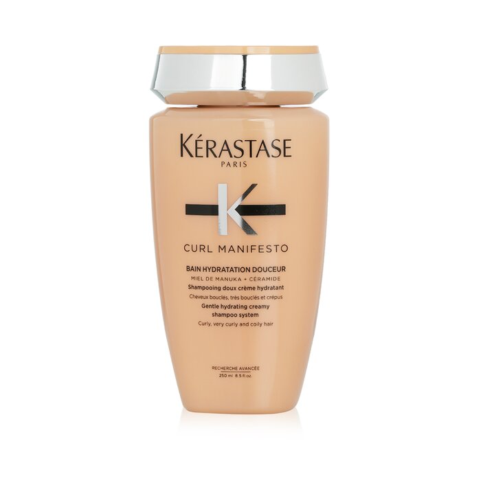Kerastase Curl Manifesto Bain Hydratation Douceur Gentle Hydrating Creamy Shampoo (For Curly, Very Curly & Coily Hair)  250ml/8.5ozProduct Thumbnail