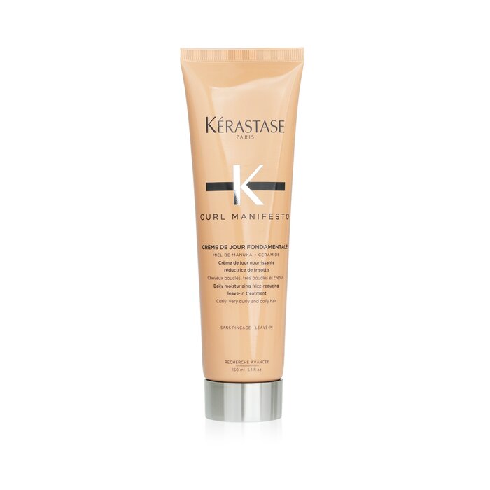 Kerastase Curl Manifesto Creme De Jour Fondamentale Hair Cream Daily Moisturizing Frizz-Reducing Leave-in Treatment - For Curly Hair  150ml/5.1ozProduct Thumbnail