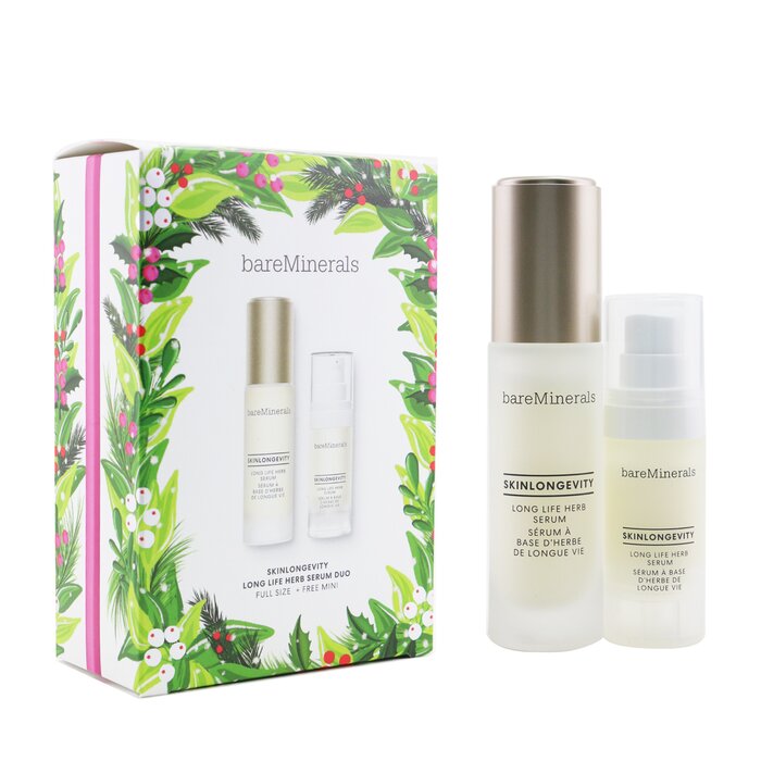 BareMinerals Skinlongevity Long Life Herb Serum Duo: Serum 30ml+ Serum (Mini Size) 15ml 2pcsProduct Thumbnail