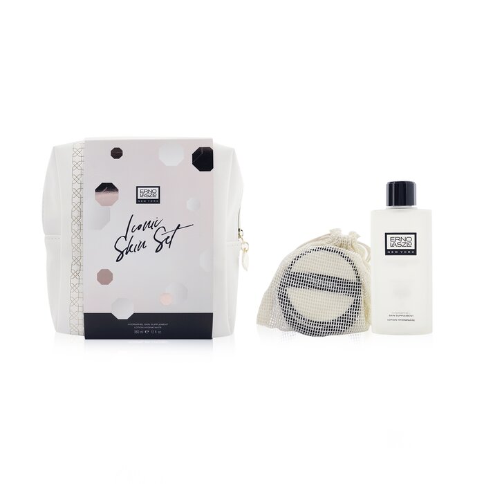 Erno Laszlo 奧倫納素  經典水療冰白保濕套裝: 滋潤保濕護膚水 360ml + 可重用爽膚棉 + 化妝袋 11pcs+1bagProduct Thumbnail