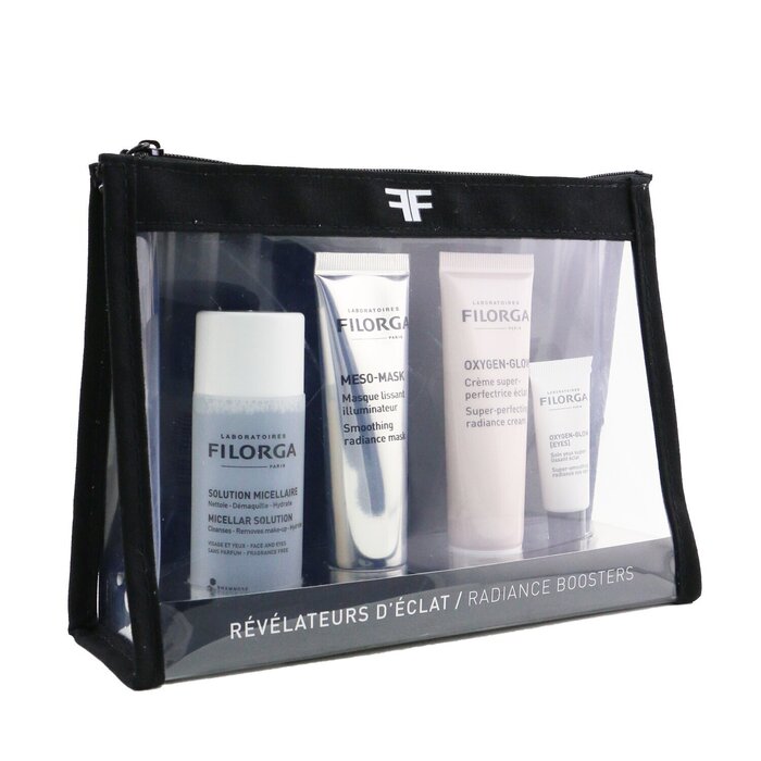 Filorga Radiance Boosters komplekt: Mitsellilahus 50ml + Meso-Mask 30ml + Oxygen-Glow Cream 30ml + Oxygen-Glow silmaümbruskreem 4ml 4pcsProduct Thumbnail