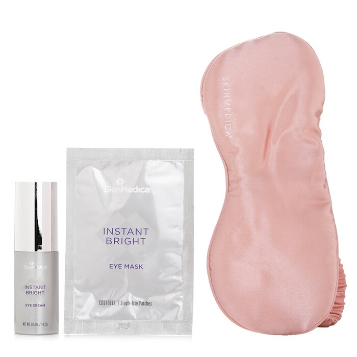 Skin Medica Instant Bright Eye Essentials Set: Instant Bright Eye Cream 14.2g + Instant Bright Eye Masks 6x2.34g + Sleep Mask 1pc 3pcProduct Thumbnail