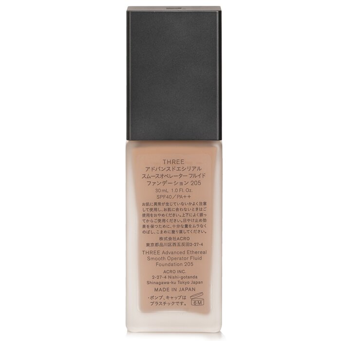 THREE Advanced Ethereal Smooth Operator Fluid Foundation SPF40 30ml/1ozProduct Thumbnail
