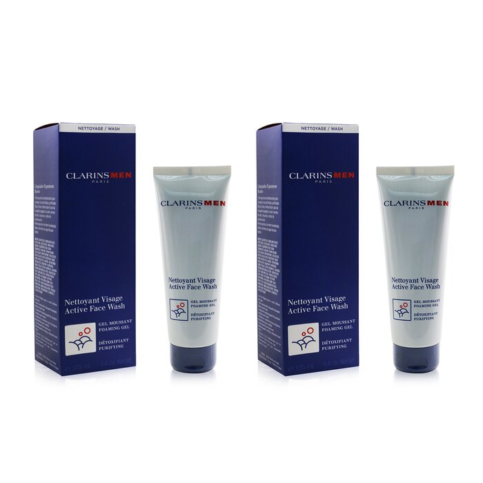Clarins Men Active Face Wash Duo Pack 2x125ml/4.4ozProduct Thumbnail