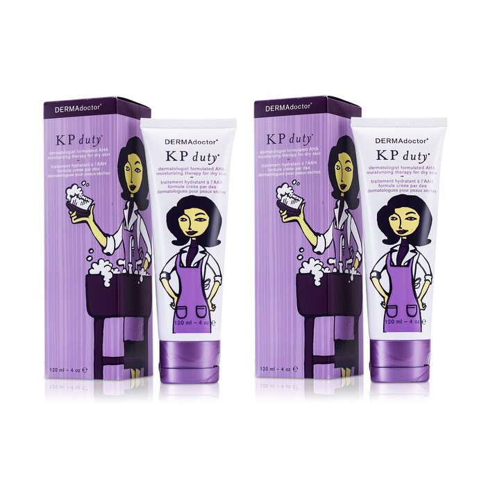 DERMAdoctor KP Duty Dermatologist Formulated AHA Moisturizing Therapy Duo Pack (For Dry Skin) 2x120ml/4ozProduct Thumbnail