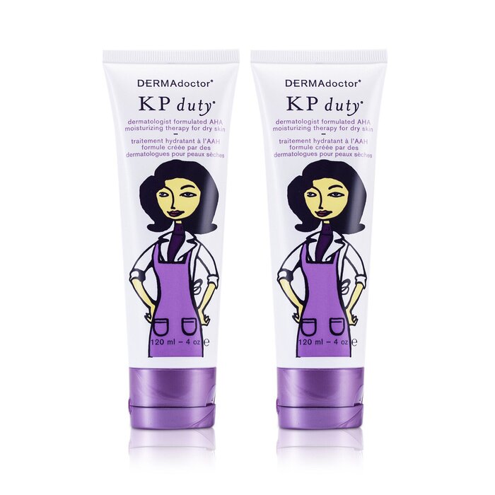 DERMAdoctor KP Duty Dermatologist Formulated AHA Moisturizing Therapy Duo Pack (For Dry Skin) 2x120ml/4ozProduct Thumbnail