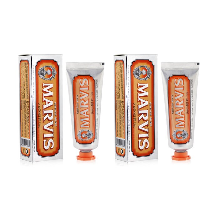 Marvis Ginger Mint Toothpaste Duo Pack (Travel Size) 2x25ml/1.29ozProduct Thumbnail
