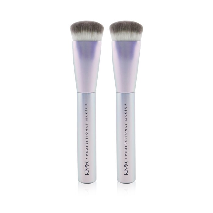 NYX Holographic Halo Sculpting Buffing Brush Duo Pack 2pcsProduct Thumbnail