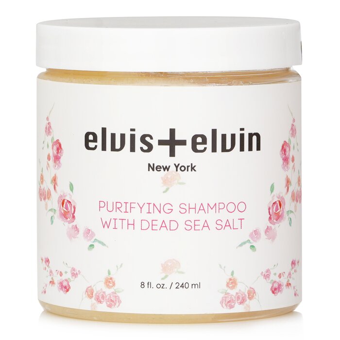 Elvis + Elvin - Purifying Shampoo With Dead Sea Salt 240ml/8oz - Da Đầu Mẫn  Cảm | Free Vận Chuyển Toàn Cầu | Strawberrynet VN