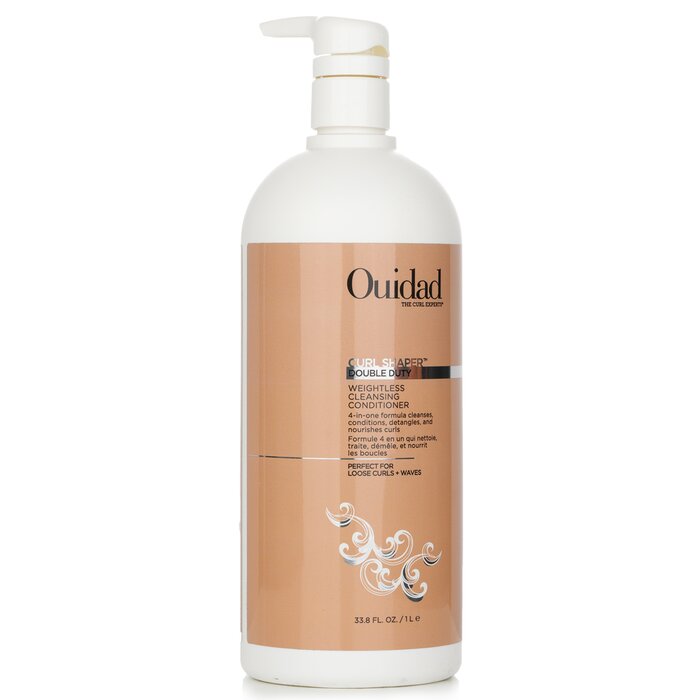 Ouidad Curl Shaper Double Duty Weightless Cleansing Conditioner (For Loose Curls + Waves) 1000ml/33.8ozProduct Thumbnail