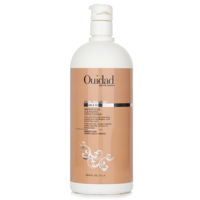 Ouidad Curl Shaper Double Duty Weightless Cleansing Conditioner (For Loose Curls + Waves) 1000ml/33.8ozProduct Thumbnail