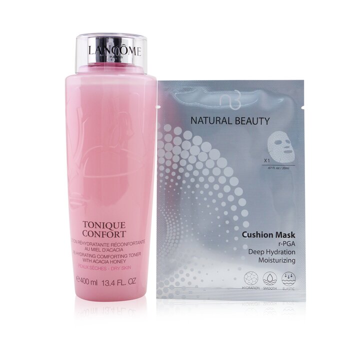 Lancome Confort Tonique 400ml (Free: Natural Beauty r-PGA Deep Hydration Moisturizing Cushion Mask 6x 20ml) 400ml+6x 20mlProduct Thumbnail