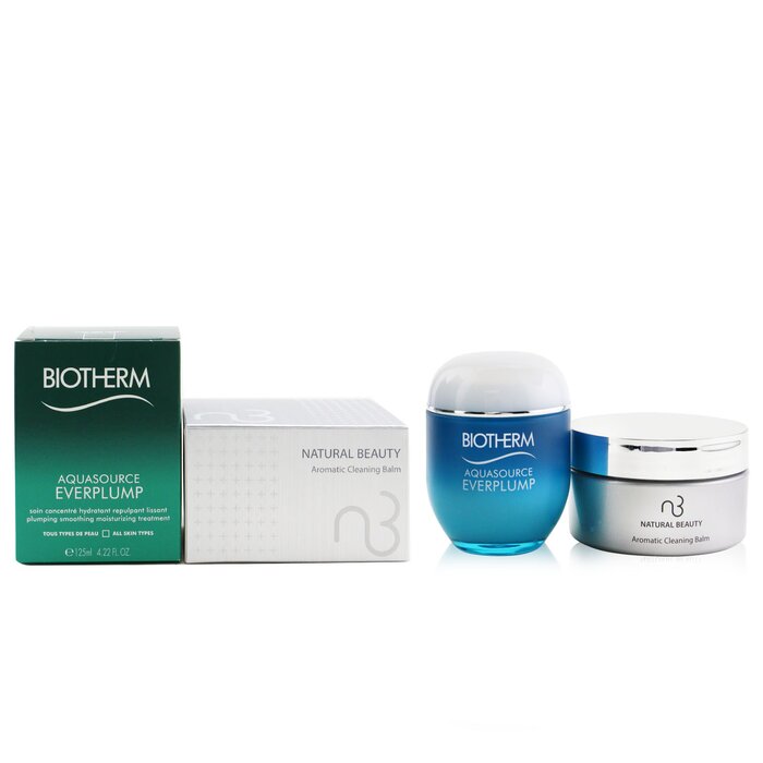 Biotherm Aquasource Everplump Plumping Smoothing Moisturizing Treatment 125ml (Free: Natural Beauty Aromatic Cleaning Balm 125g) 2pcsProduct Thumbnail