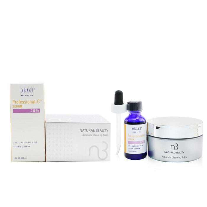 Obagi Professional C Serum 20% 30ml (Free: Natural Beauty Aromatic Cleaning Balm 125g) 2pcsProduct Thumbnail