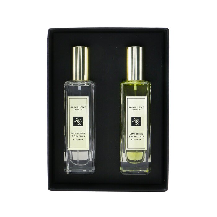 Jo Malone Cologne Duo: Lime Basil & Mandarin + Wood Sage & Sea Salt 2x30ml/1ozProduct Thumbnail