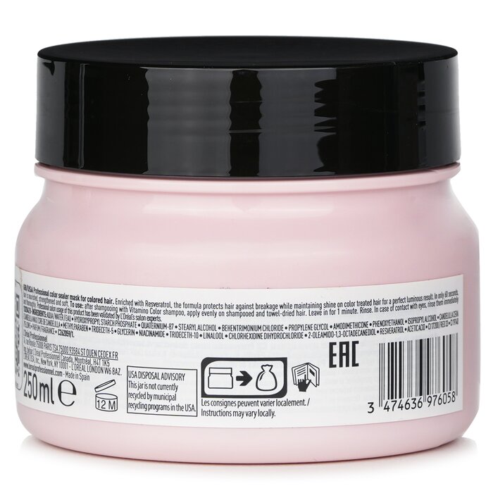 L'Oreal Professionnel Serie Expert - Vitamino Color Resveratrol Color Radiance System Mask (For Colored Hair) 250ml/8.5ozProduct Thumbnail