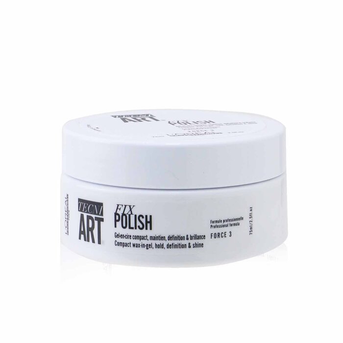 L'Oreal Professionnel Tecni.Art Fix Polish (Compact Wax-in-Gel, Hold, Definition & Shine - Force 3) 75ml/2.5ozProduct Thumbnail