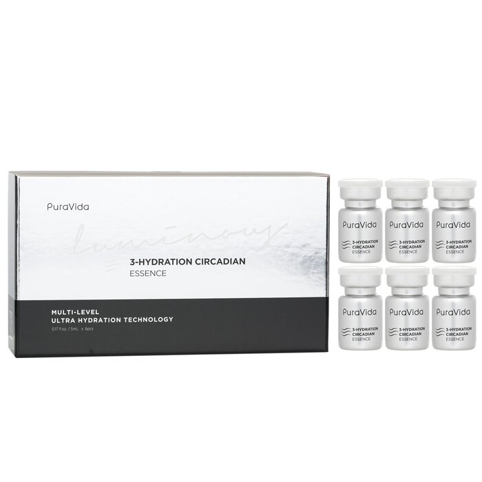 KISS ME PuraVida 3 Hydration Circadian Essence 6x5ml/0.17ozProduct Thumbnail