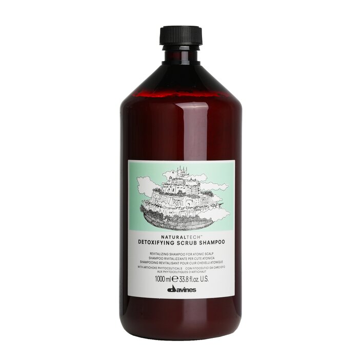 大卫尼斯 Davines Natural Tech Detoxifying Scrub Shampoo - For Atonic Scalp (Bottle Slightly Dented) 1000ml/33.8ozProduct Thumbnail