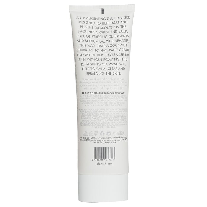 Alpha-H Clear Skin Daily Face and Body Wash 185ml/6.25ozProduct Thumbnail