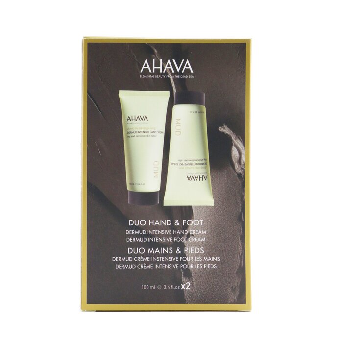 Ahava Mud Hand & Foot Duo Kit: Dermud Intensive Hand Cream 100ml+ Dermud Intensive Foot Cream 100ml 2pcsProduct Thumbnail