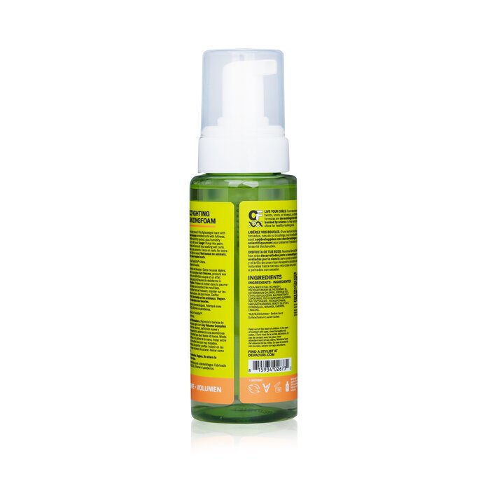 DevaCurl Frizz-Fighting Volumizing Foam (Lightweight Body Booster, For All Curls) 236ml/8ozProduct Thumbnail