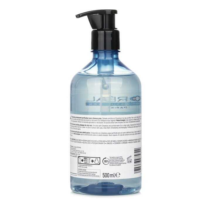 L'Oreal Professionnel Serie Expert - Pure Resource Citramine Purifying Shampoo (For Oily Hair) 500ml/16.9ozProduct Thumbnail