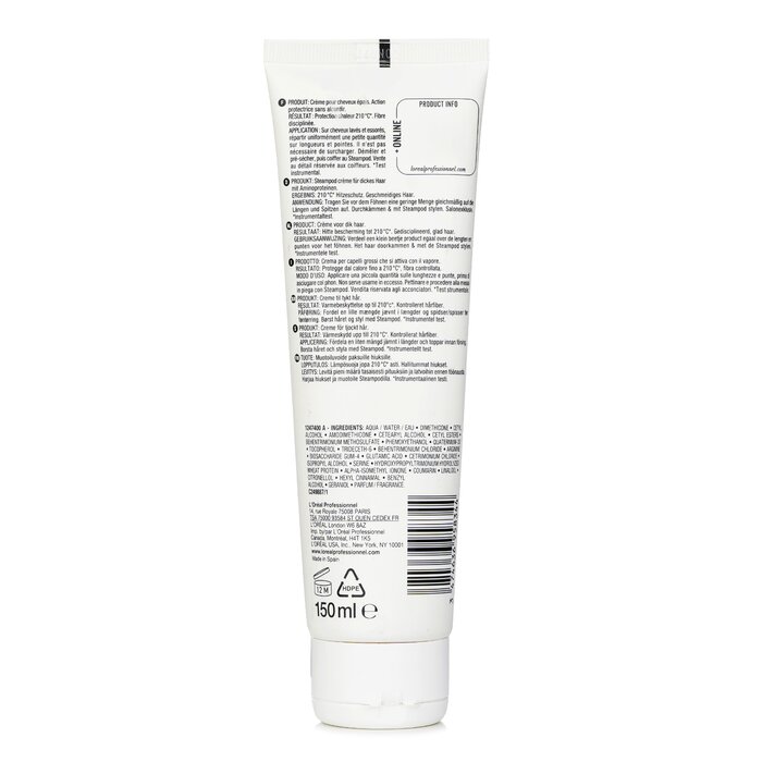 L'Oreal Professionnel Steampod Steam Active Cream (Smoothing + Protecting) (For Thick Hair) 150ml/5.1ozProduct Thumbnail