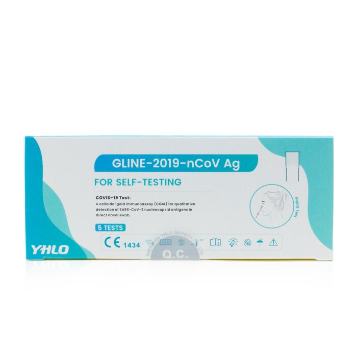 YHLO GLINE-2019-nCoV Ag COVID-19 Self-Testing Kit (Colloidal Gold Immunoassay) 100 TestProduct Thumbnail