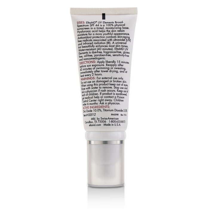 EltaMD UV Elements Moisturizing Physical Tinted Facial Sunscreen SPF 44 - For All Skin Types & Post-Procedure Skin 57g/2ozProduct Thumbnail
