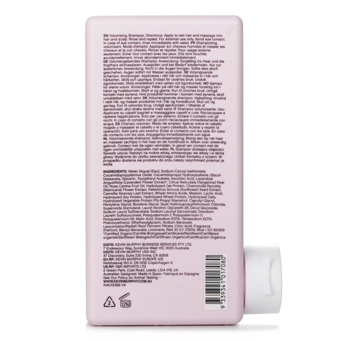 Kevin.Murphy Angel.Wash Shampoo (For Fine Hair Colour-Safe Shampoo) 250ml/8.4ozProduct Thumbnail