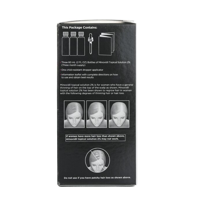 Nioxin Minoxidil 2% Hair Regrowth Treatment For Women 3x60ml/2ozProduct Thumbnail