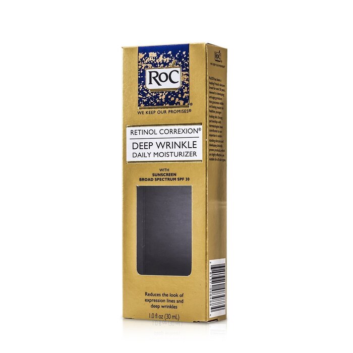 ROC Retinol Correxion Deep Wrinkle Daily Moisturizer With Sunscreen Broad Spectrum SPF 30 (Exp. Date 12/2022) 30ml/1ozProduct Thumbnail
