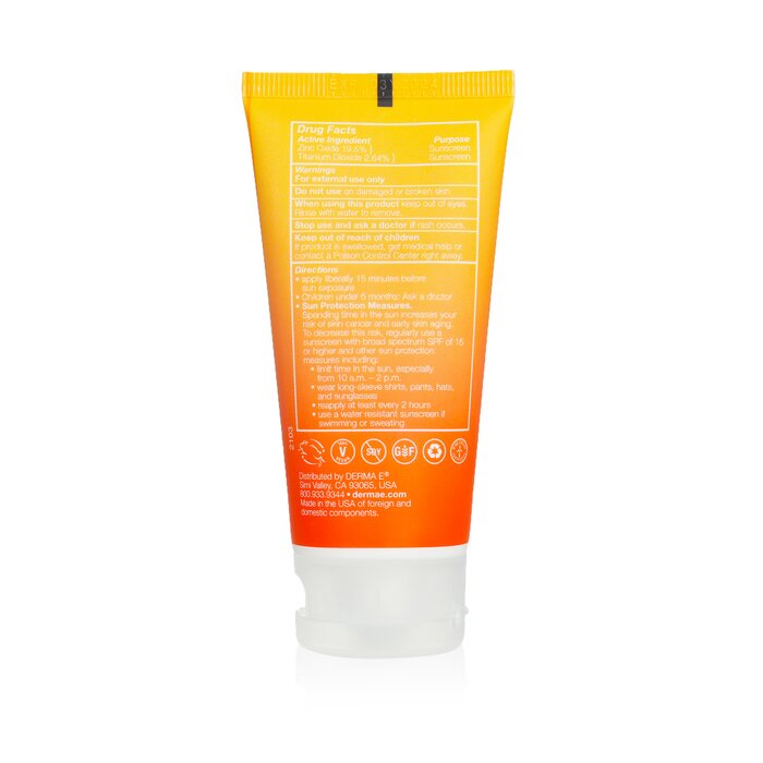 Derma E Sun Defense Clear Zinc Oil Free Sunscreen SPF 30 - Face 56g/2ozProduct Thumbnail
