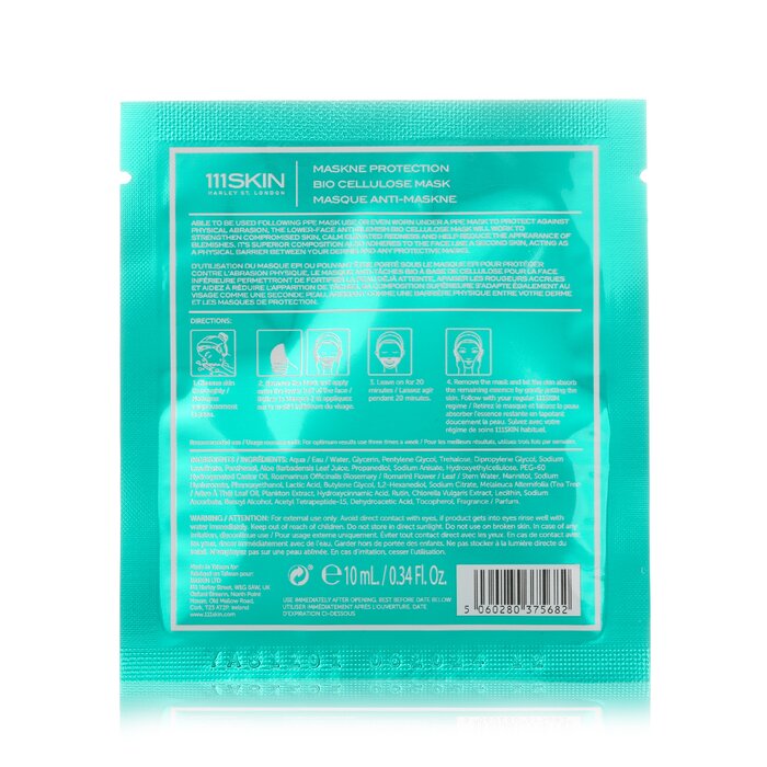 111skin Maskne Protection Bio Cellulose Mask 5x10ml/0.34ozProduct Thumbnail